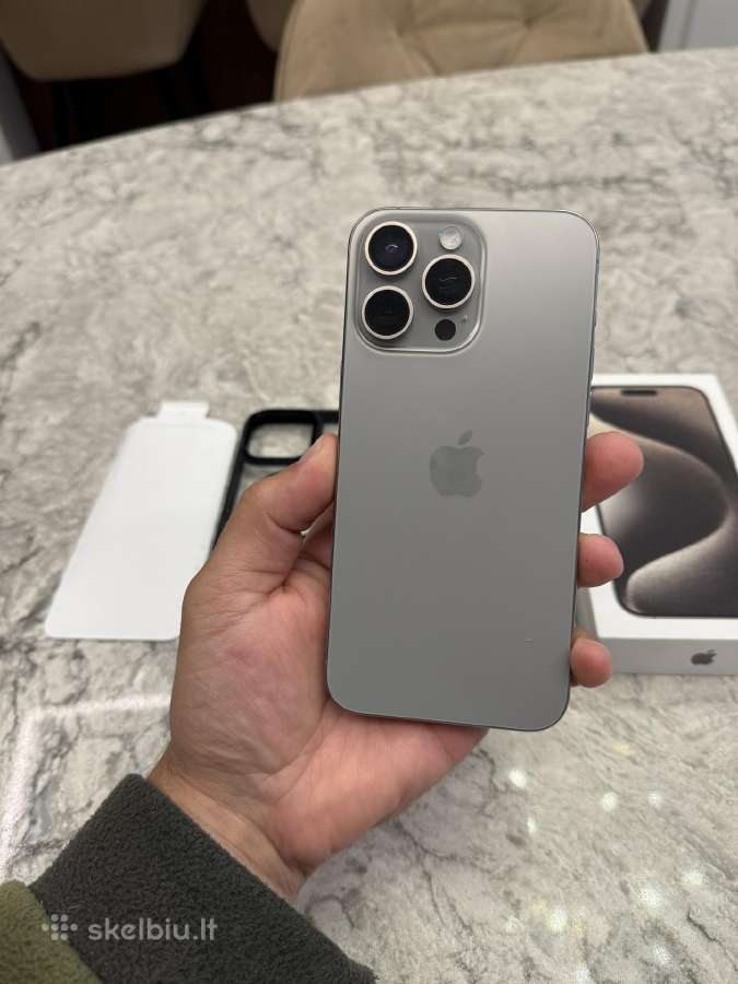iPhone 15 pro max, 512gb 100% baterija