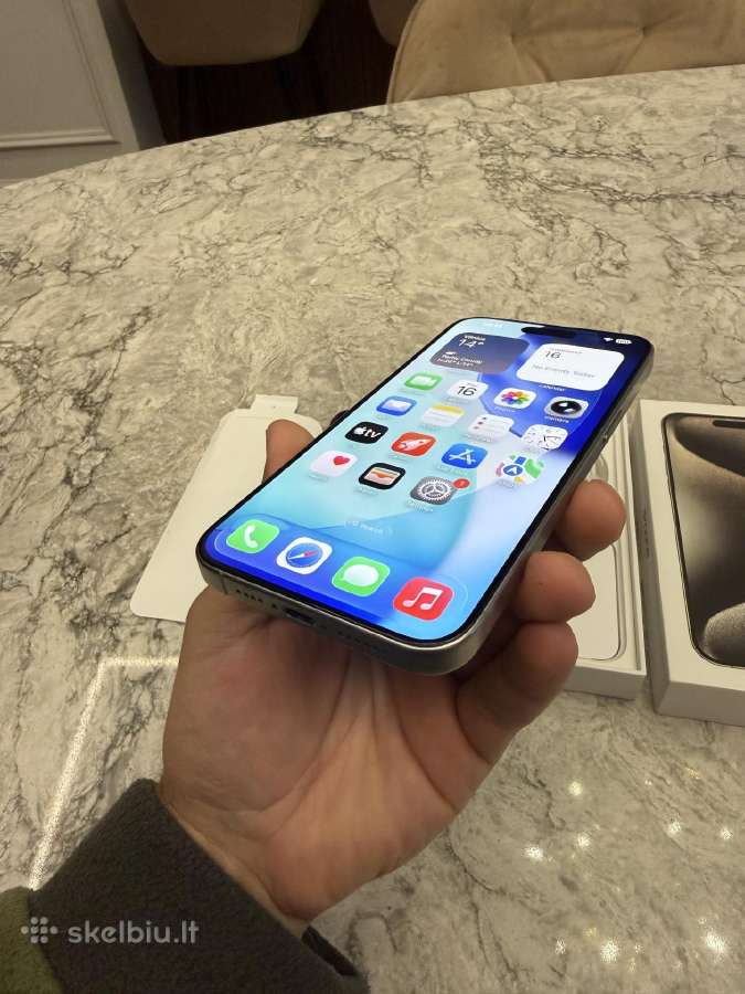 iPhone 15 pro max, 512gb 100% baterija - nuotraukos Nr. 3