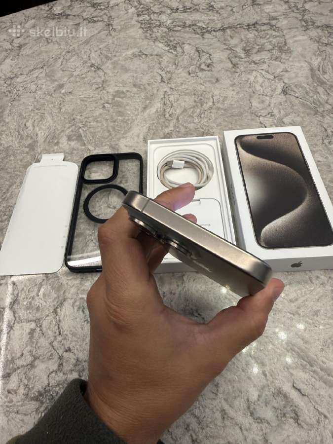 iPhone 15 pro max, 512gb 100% baterija - nuotraukos Nr. 6