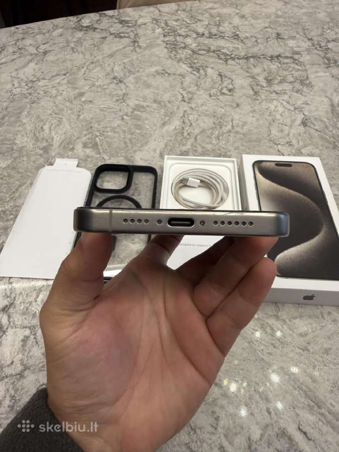 iPhone 15 pro max, 512gb 100% baterija - nuotraukos Nr. 7
