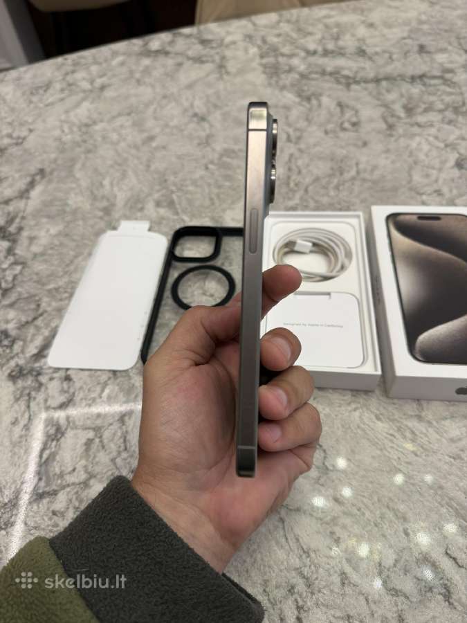 iPhone 15 pro max, 512gb 100% baterija - nuotraukos Nr. 8