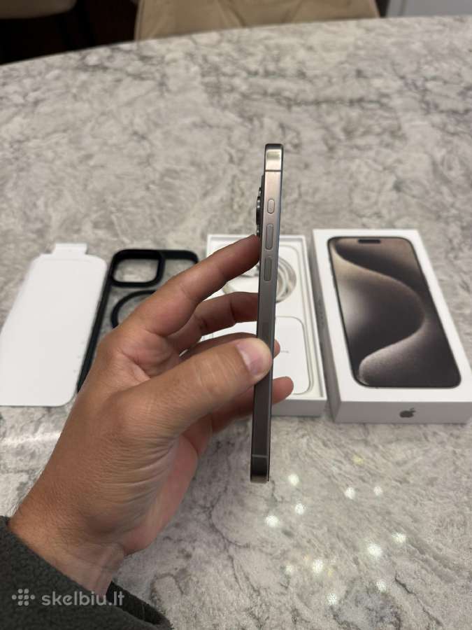 iPhone 15 pro max, 512gb 100% baterija - nuotraukos Nr. 9