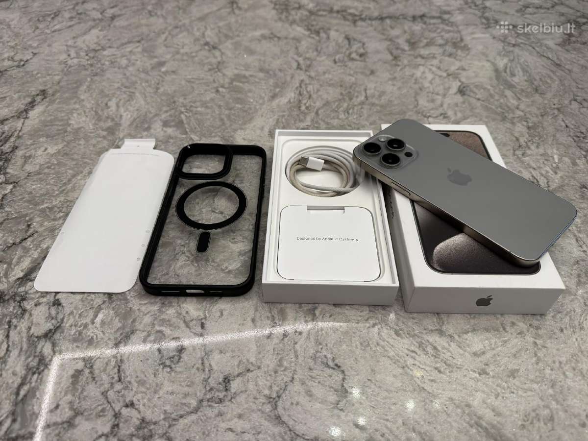 iPhone 15 pro max, 512gb 100% baterija - nuotraukos Nr. 11