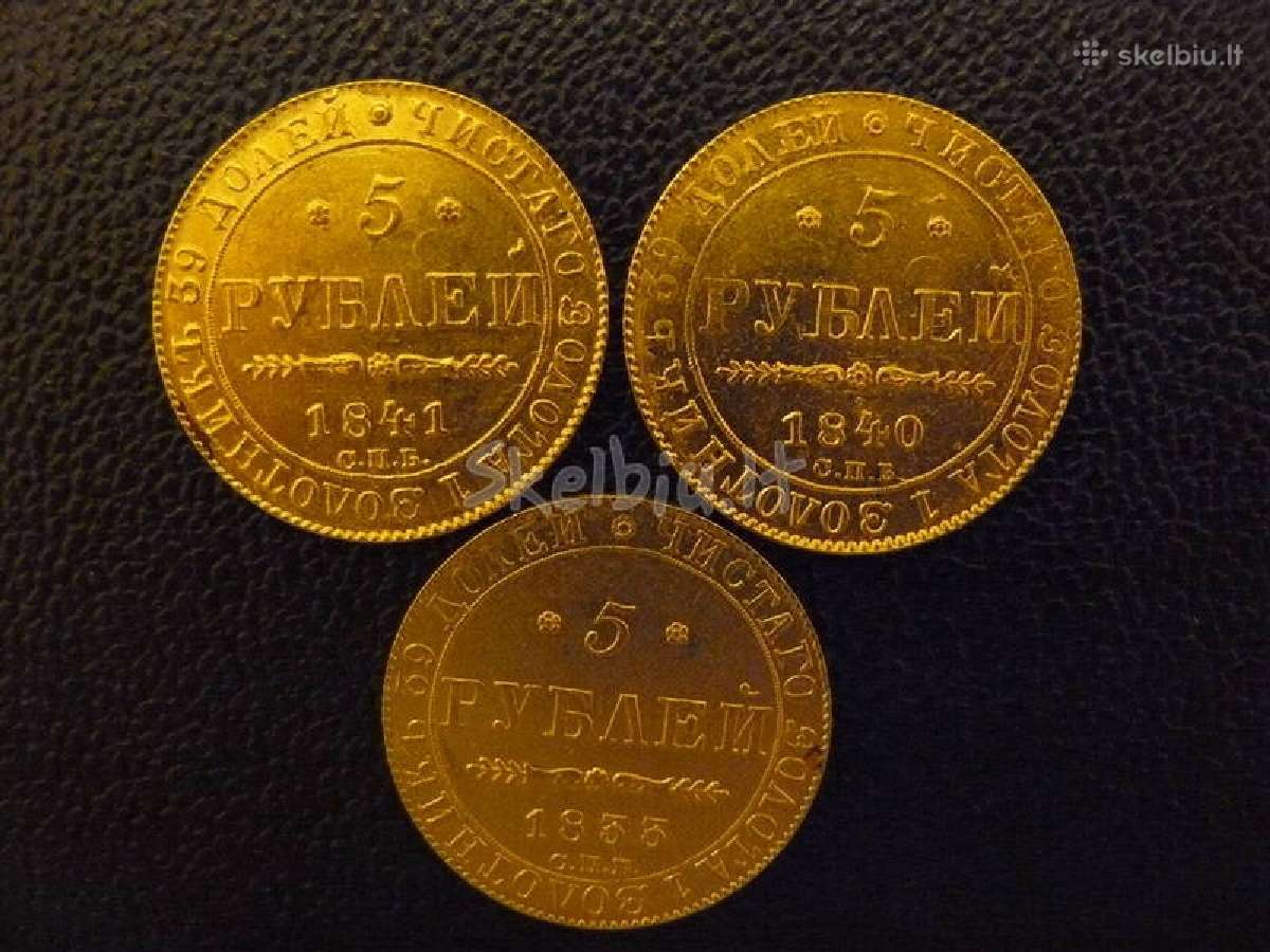 Brangiausiai perku caro laikų auksines monetas - nuotraukos Nr. 4