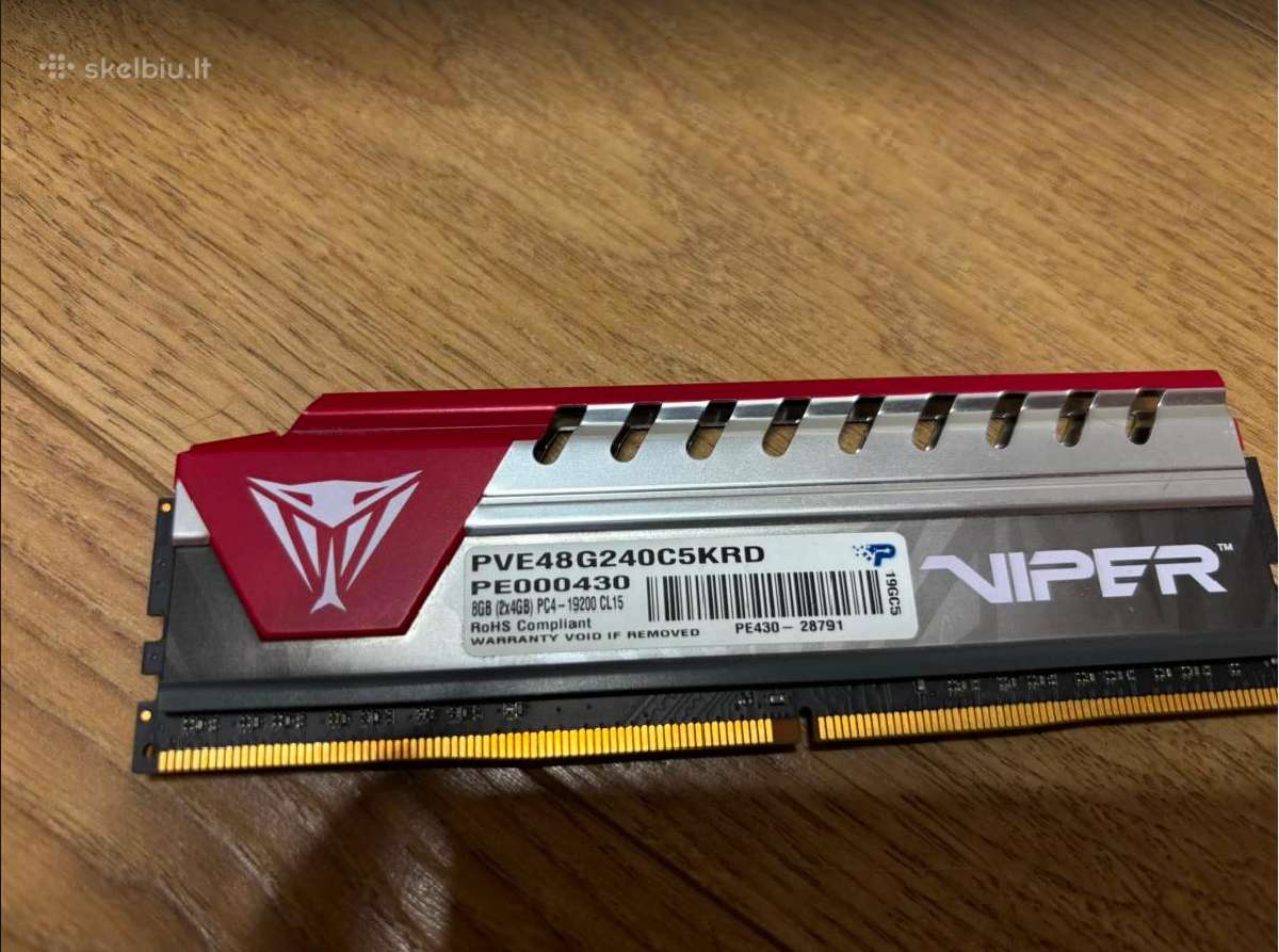 Patriot Viper 8gb Ddr4 - nuotraukos Nr. 2