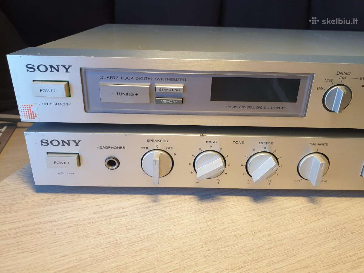 Stiprintuvas Sony Ta-ax2 ir tuneris Sony St-jx35l - nuotraukos Nr. 2
