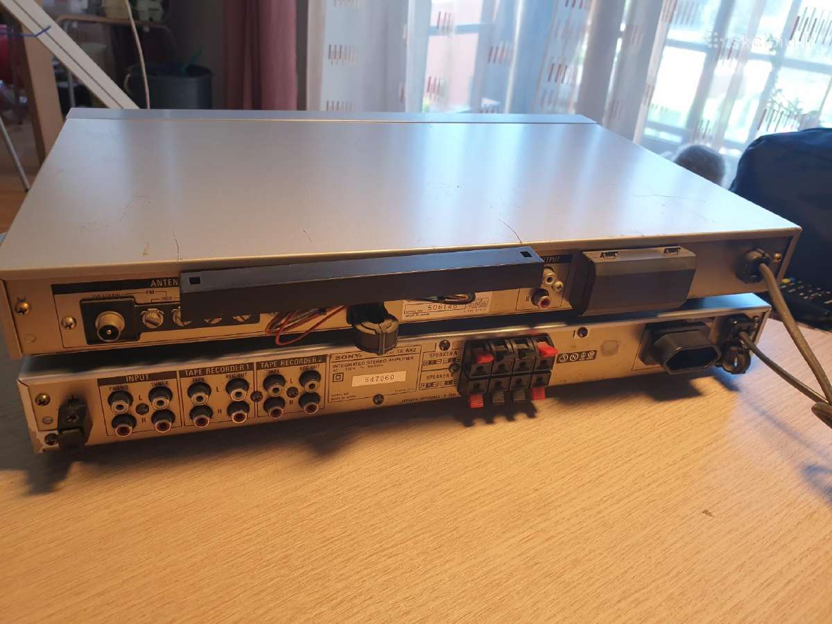 Stiprintuvas Sony Ta-ax2 ir tuneris Sony St-jx35l - nuotraukos Nr. 8