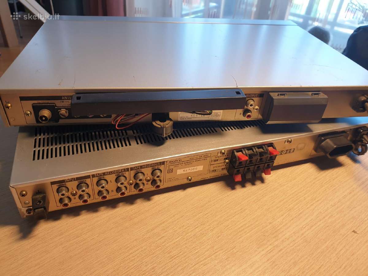 Stiprintuvas Sony Ta-ax2 ir tuneris Sony St-jx35l - nuotraukos Nr. 7