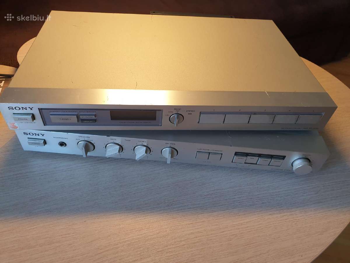Stiprintuvas Sony Ta-ax2 ir tuneris Sony St-jx35l - nuotraukos Nr. 5