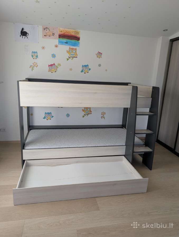 Skubiai Parduodama Parisot (dėvėta) dviaukštė lova - nuotraukos Nr. 4