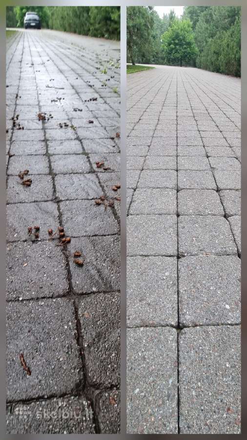 Stogų,fasadų,langų,trinkelių plovimas,valymas - nuotraukos Nr. 38
