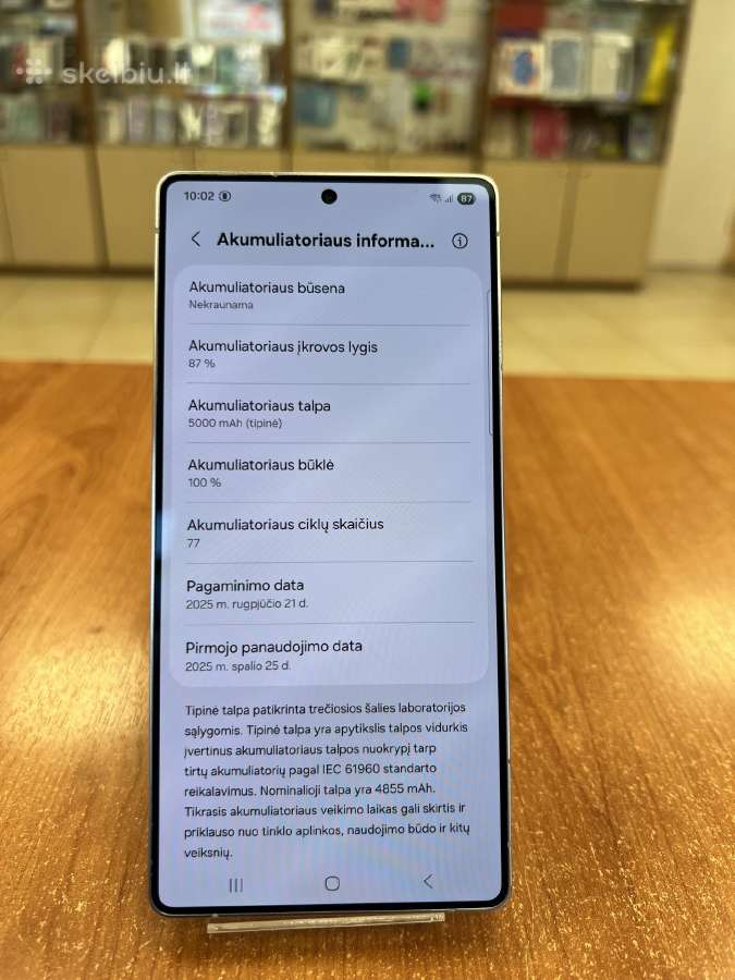 Samsung S938b Galaxy S25 Ultra 256gb (Naudotas) - nuotraukos Nr. 2