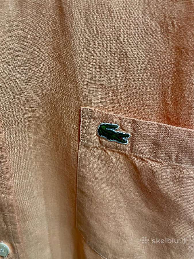 Lacoste lininiai marškiniai - nuotraukos Nr. 4