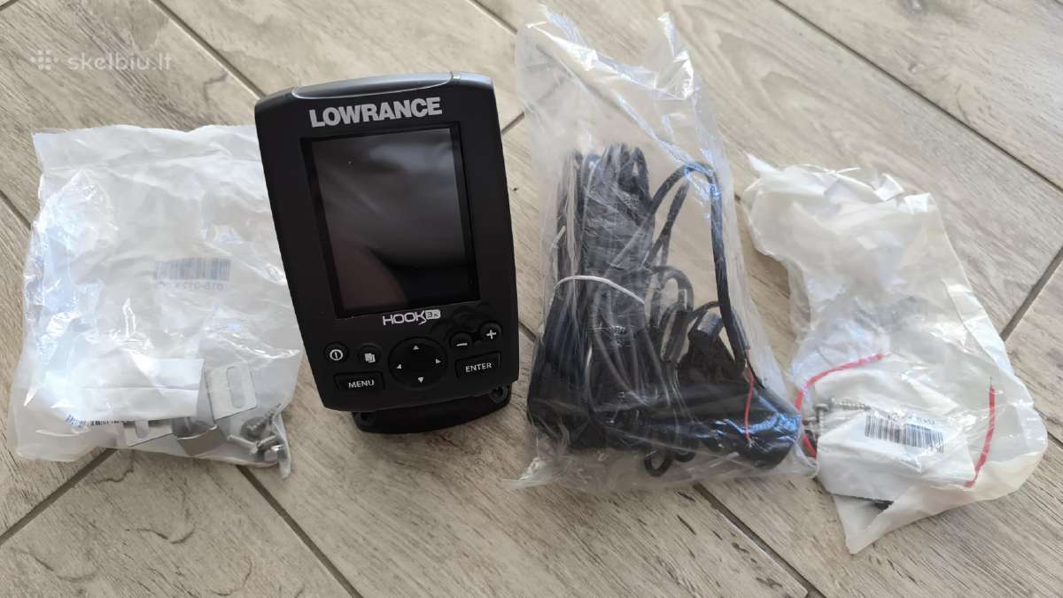 Parduodamas naujas echolotas Lowrance Hook 3x - nuotraukos Nr. 2