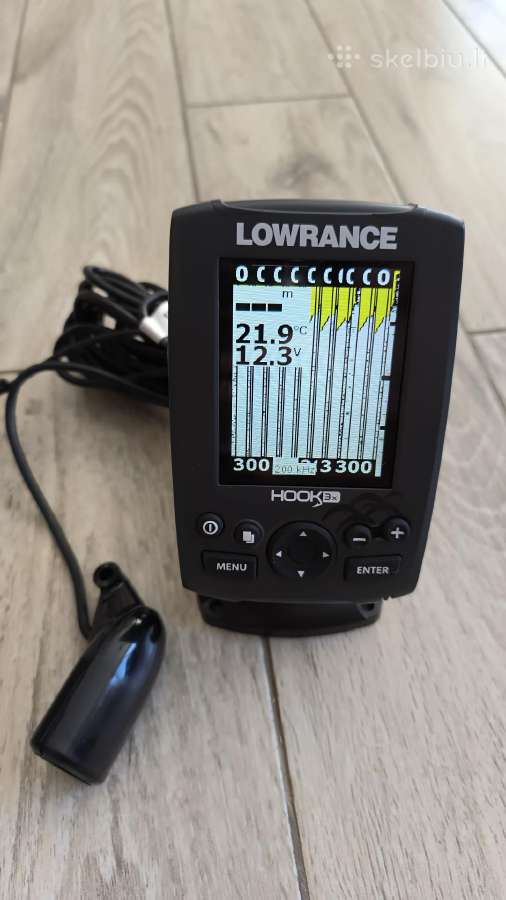 Parduodamas naujas echolotas Lowrance Hook 3x - nuotraukos Nr. 3
