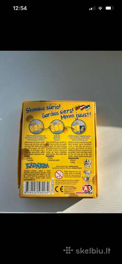 Stalo žaidimas "Skanaus sūrio" lietuvių kalba - nuotraukos Nr. 2