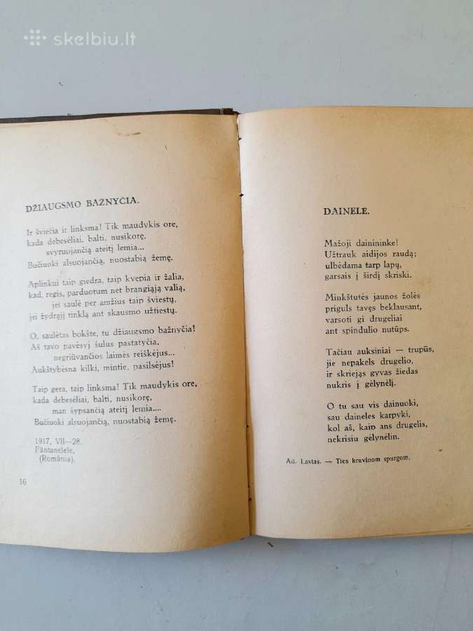 Adomas Lastas "Raštų rinkiniai" 1935m. - nuotraukos Nr. 5