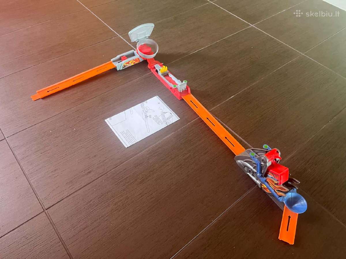 Hot Wheels Trick Tracks Hammer & Hoop trasa - nuotraukos Nr. 2