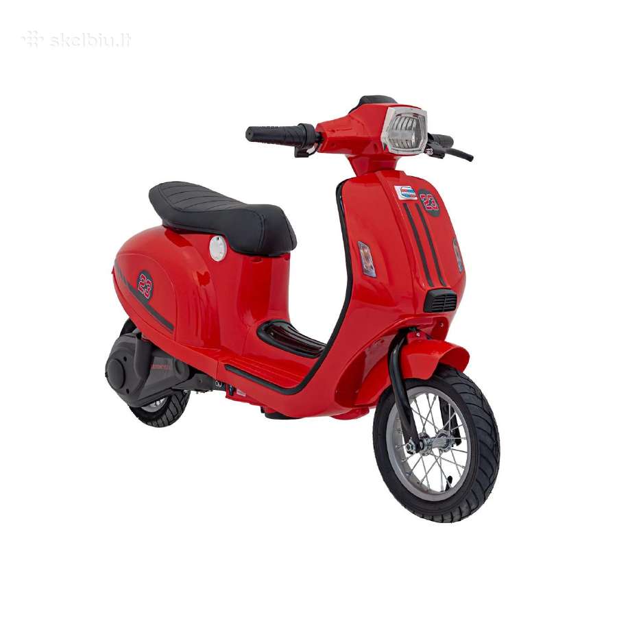 Vaikiškas elektrinis motoroleris ,Vespa retro'' - nuotraukos Nr. 3