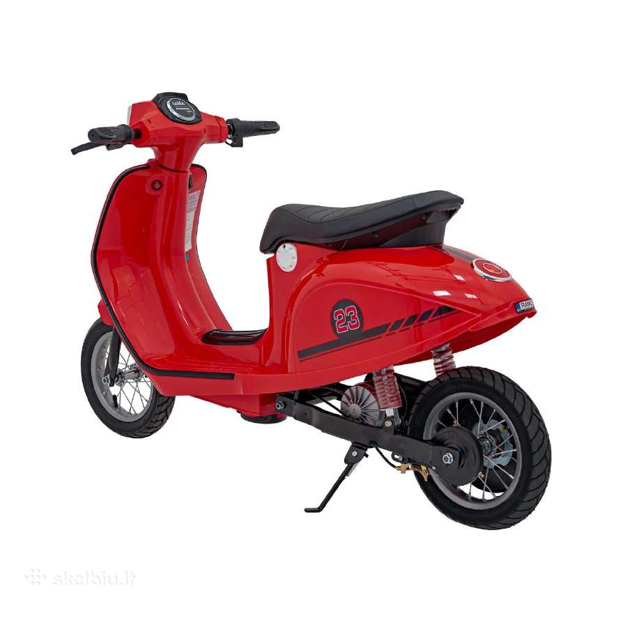 Vaikiškas elektrinis motoroleris ,Vespa retro'' - nuotraukos Nr. 6