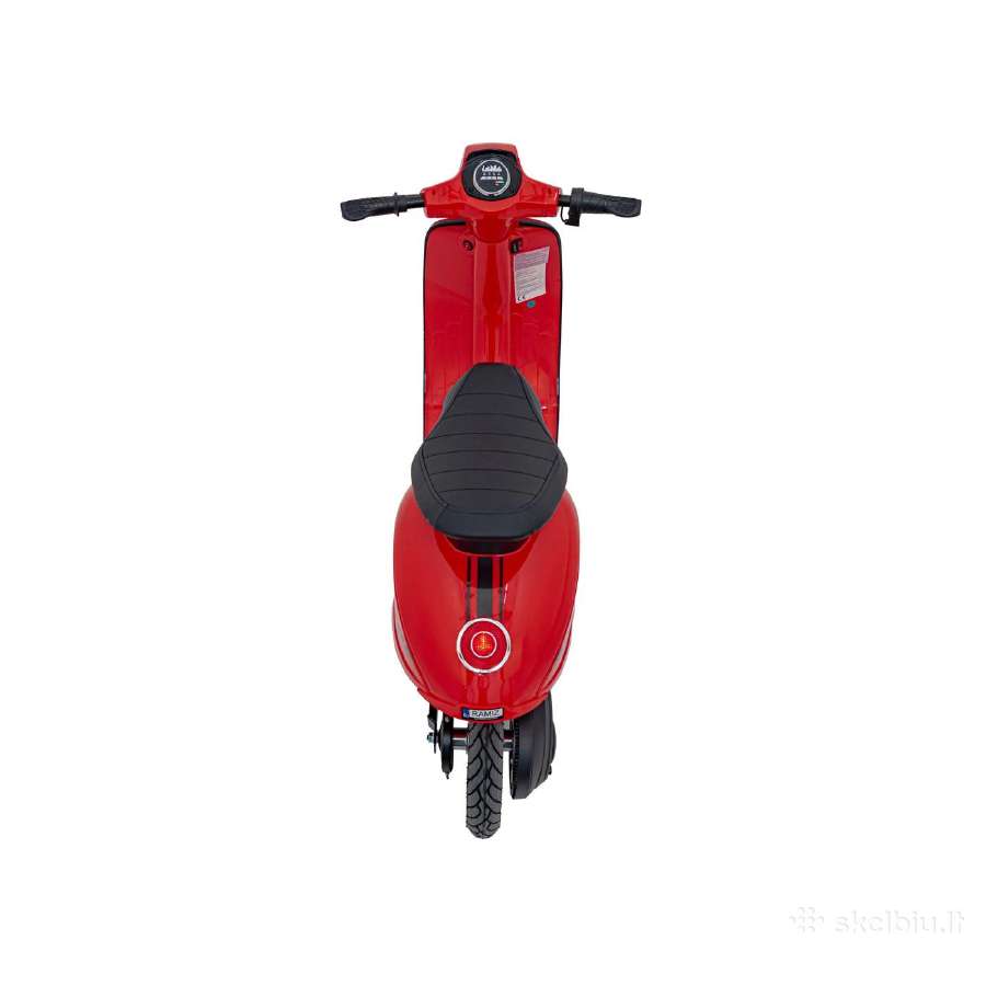 Vaikiškas elektrinis motoroleris ,Vespa retro'' - nuotraukos Nr. 9