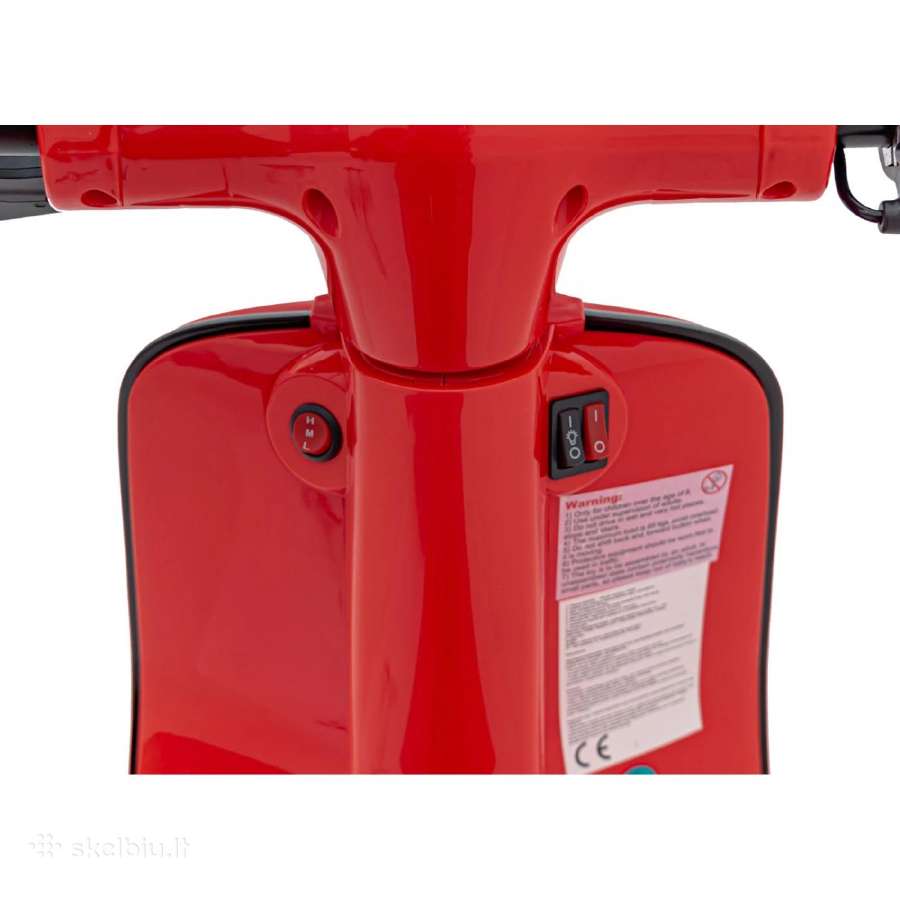 Vaikiškas elektrinis motoroleris ,Vespa retro'' - nuotraukos Nr. 13