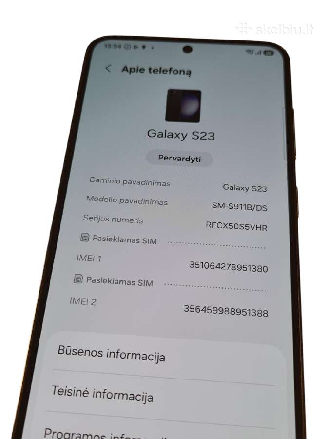 Samsung Galaxy S23 5G + 3 mėn. garantija - nuotraukos Nr. 4