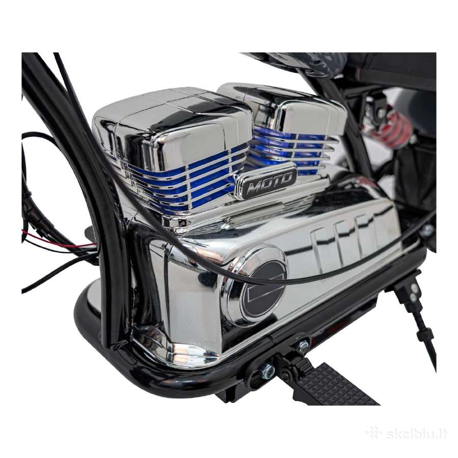 Elektrinis motociklas Chopper Warrior 350w - nuotraukos Nr. 11