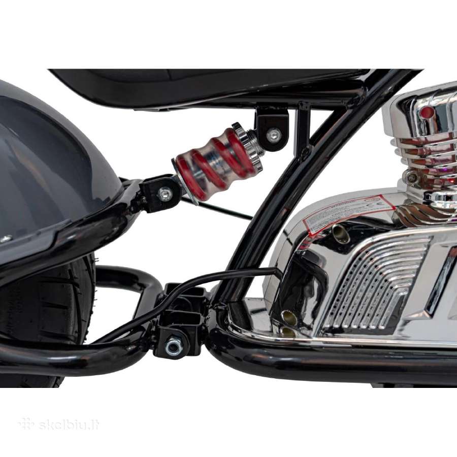 Elektrinis motociklas Chopper Warrior 350w - nuotraukos Nr. 14