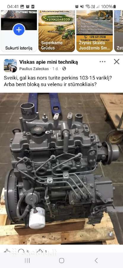 Sunkiosios technikos variklių remontas - nuotraukos Nr. 2