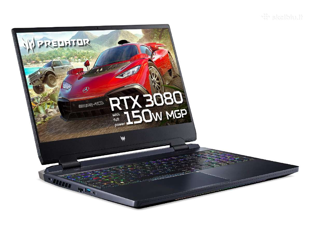 Acer Predator Qhd 165hz Intel i7 Rtx3080 Ram16gb - nuotraukos Nr. 3