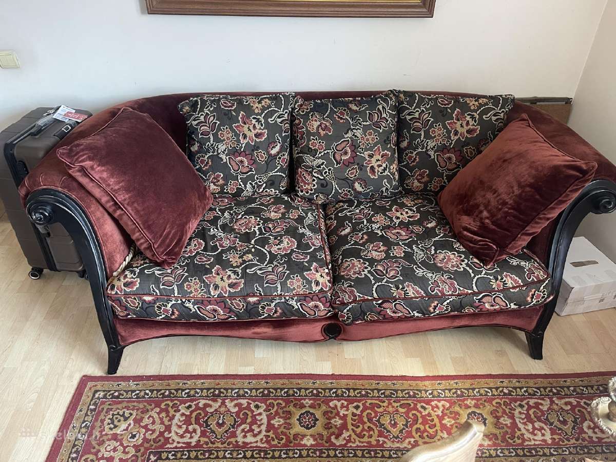 Parduodama Klasikinio Stiliaus Sofa - nuotraukos Nr. 2