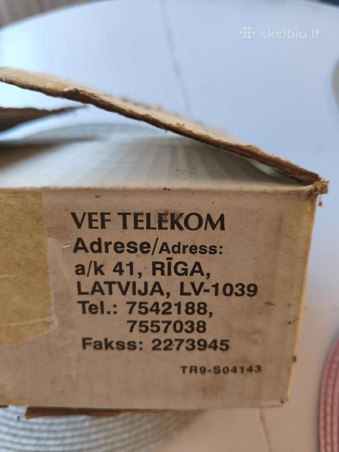 Vintažinis telefonas Vef - nuotraukos Nr. 9