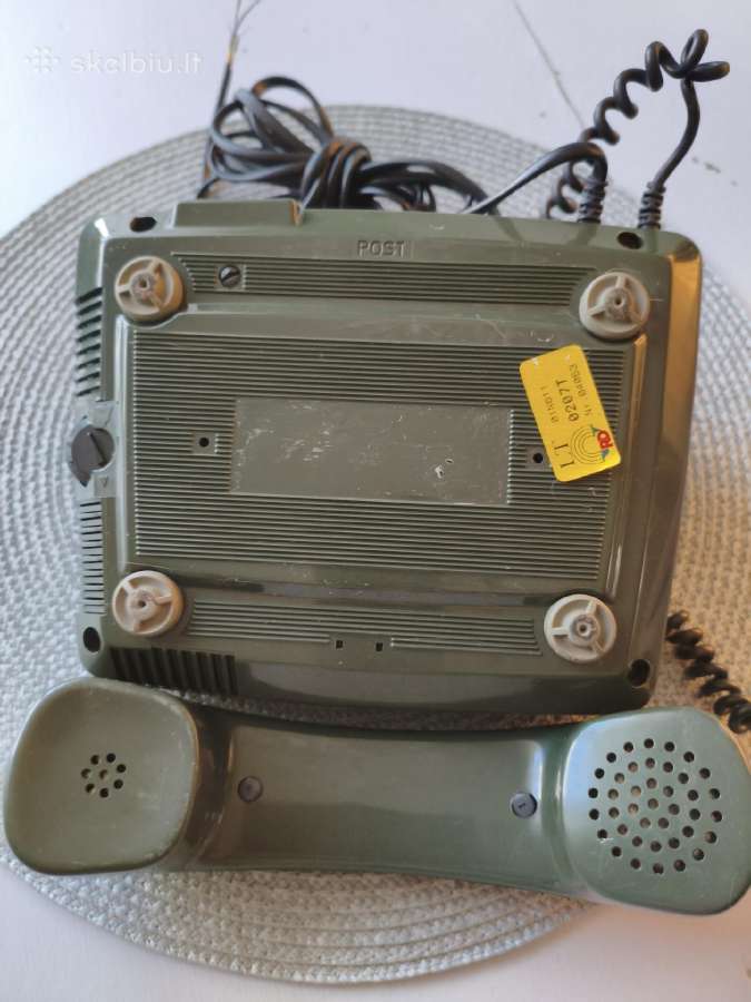 Vintažinis telefonas Rygos Vef - nuotraukos Nr. 5