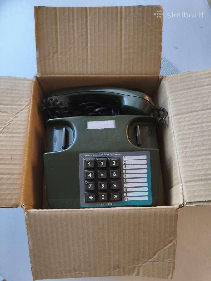 Vintažinis telefonas Rygos Vef - nuotraukos Nr. 6