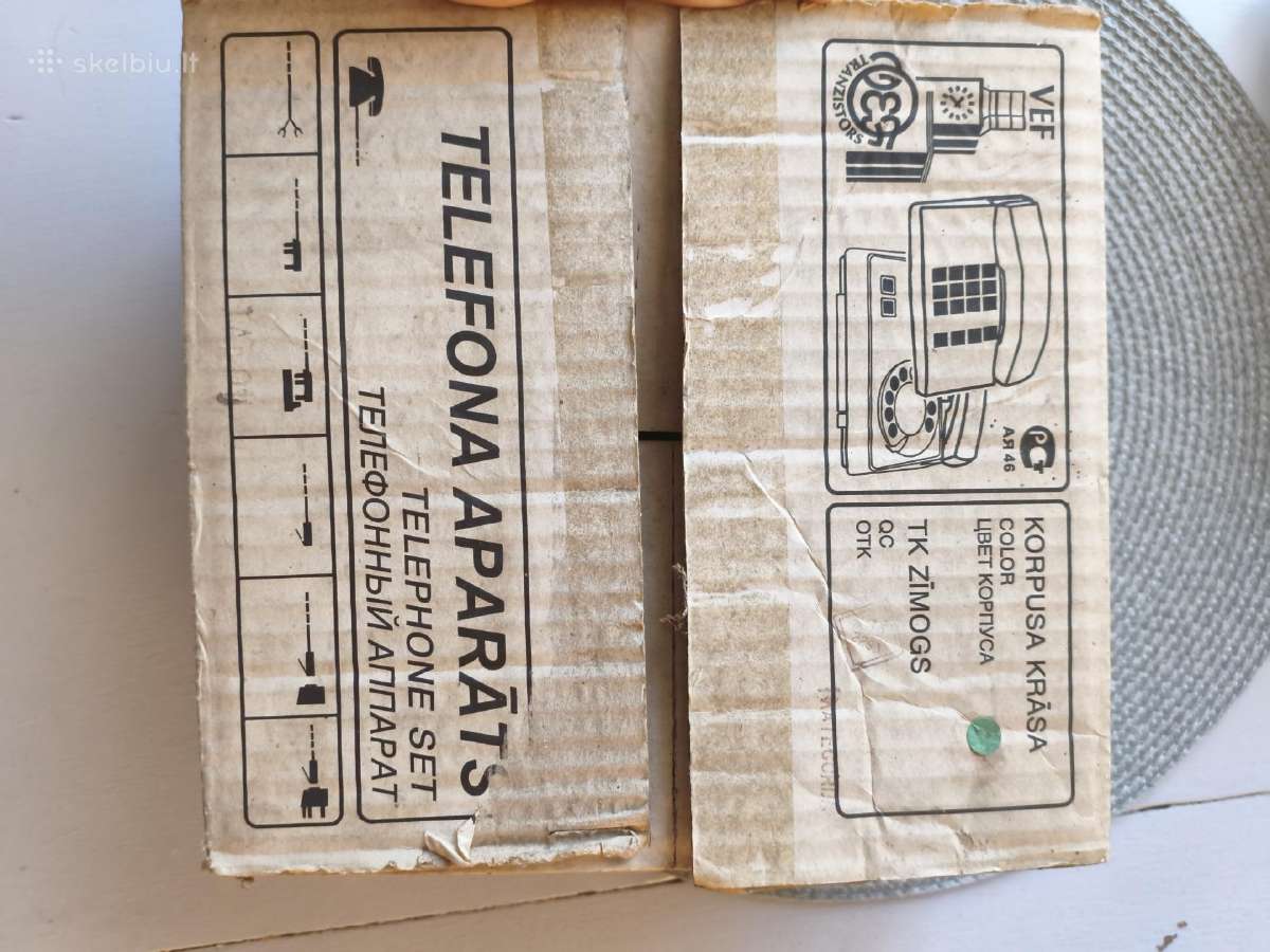 Vintažinis telefonas Rygos Vef - nuotraukos Nr. 8