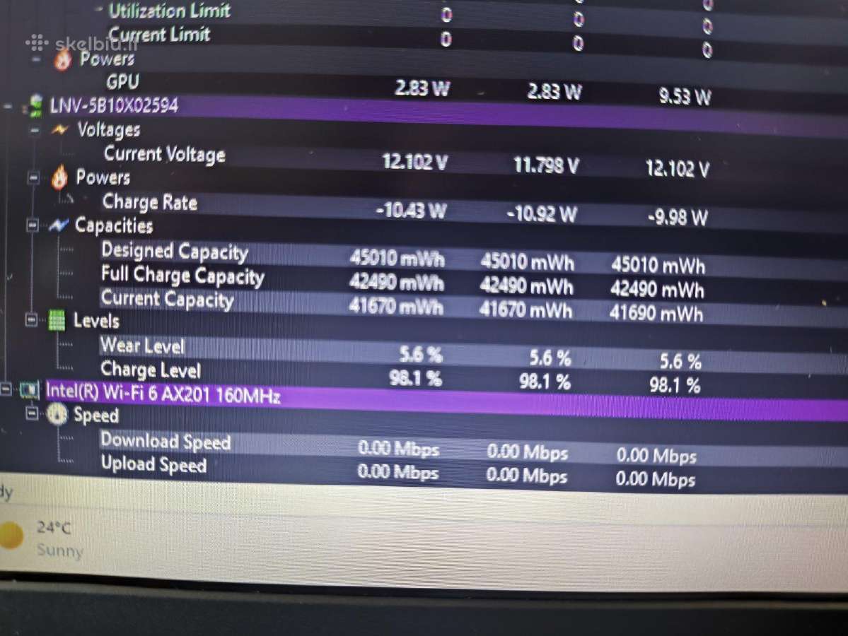 E14 Gen 4 14 Fhd Tn i3-1215u 8gb 512gb SSD 6% - nuotraukos Nr. 6