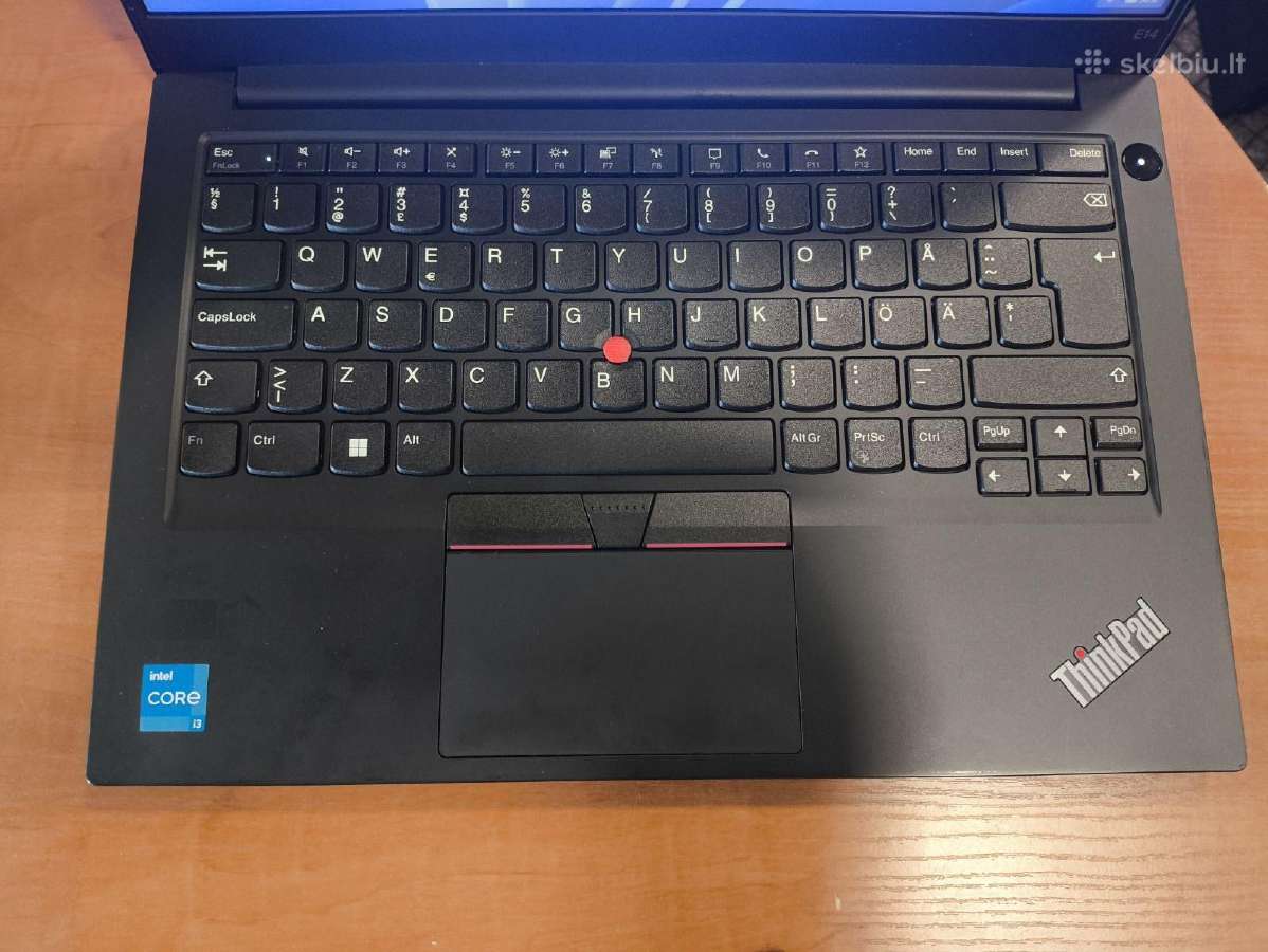 E14 Gen 4 14 Fhd Tn i3-1215u 8gb 512gb SSD 6% - nuotraukos Nr. 2