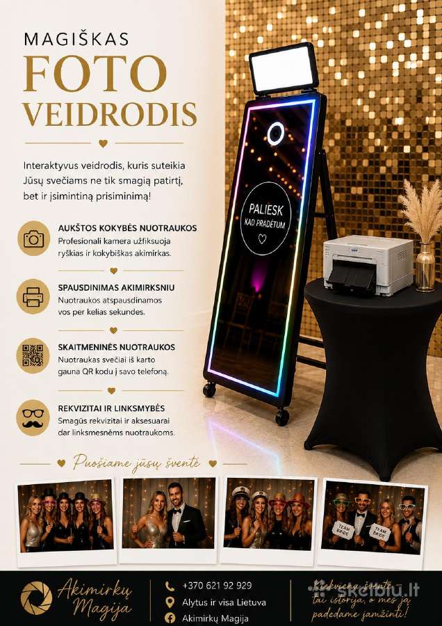 Foto veidrodis ir 360 platforma - nuotraukos Nr. 2