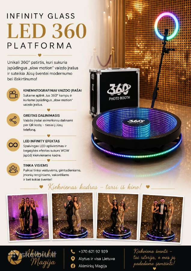 Foto veidrodis ir 360 platforma - nuotraukos Nr. 3