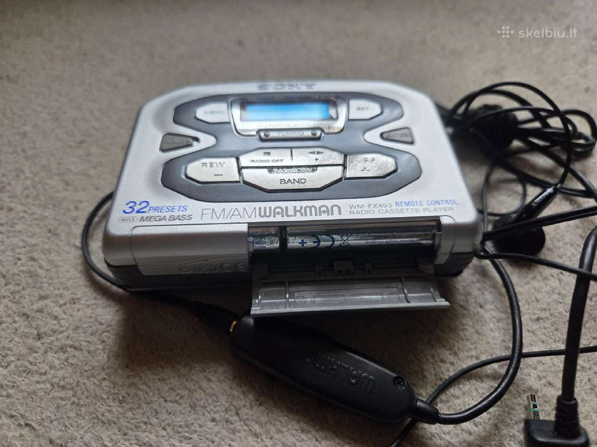 Sony Walkman Wm-fx493 kasečių grotuvas su radiju - nuotraukos Nr. 4