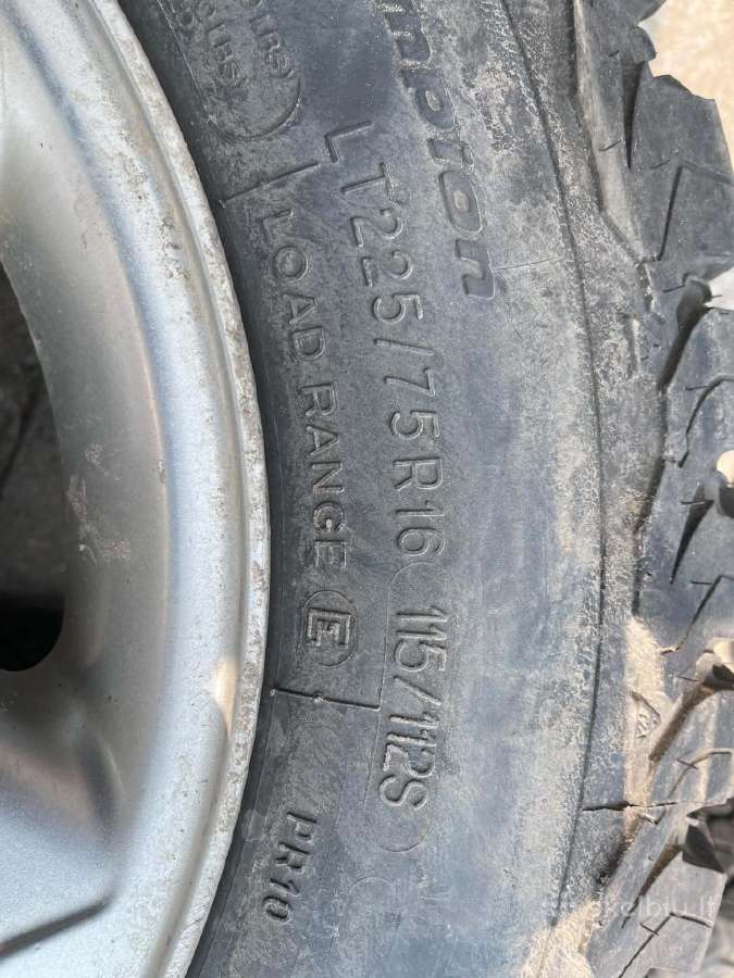 Bf goodrich ko2 225x75 r16 - nuotraukos Nr. 3
