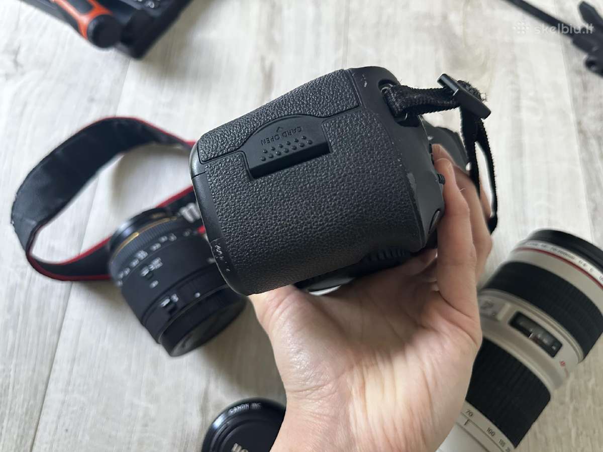 Canon EOS 5D Mark III + 3 lenses + accessories - nuotraukos Nr. 2