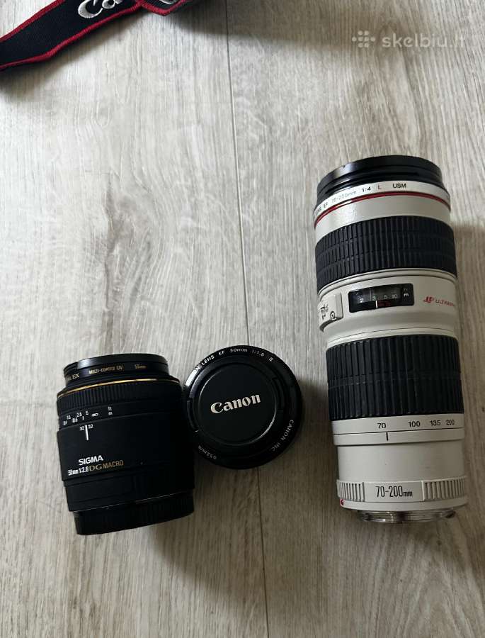 Canon EOS 5D Mark III + 3 lenses + accessories - nuotraukos Nr. 3