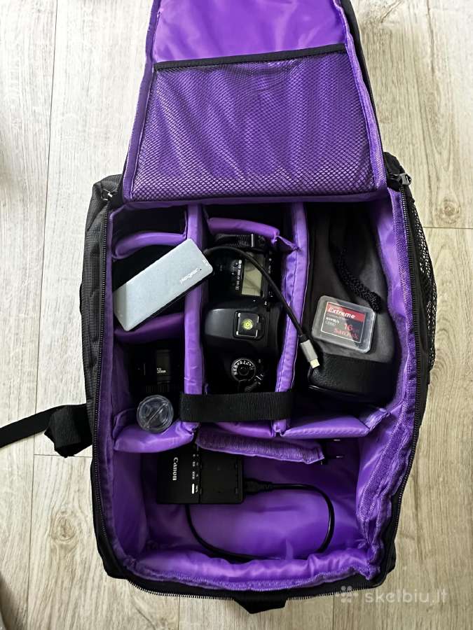Canon EOS 5D Mark III + 3 lenses + accessories - nuotraukos Nr. 4