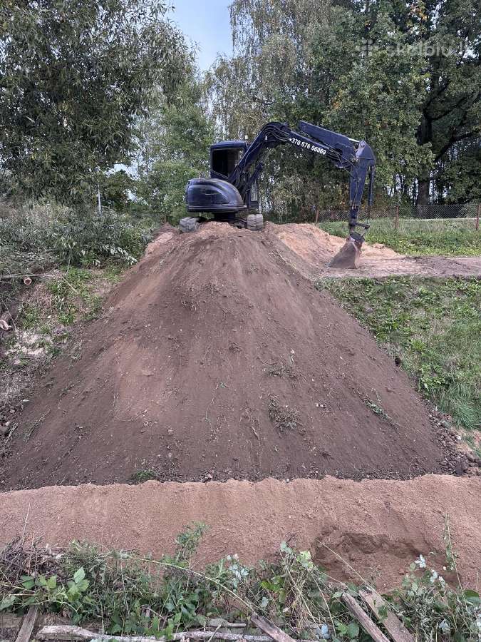 Mini ekskavatoriaus ir Damperio nuoma. - nuotraukos Nr. 15