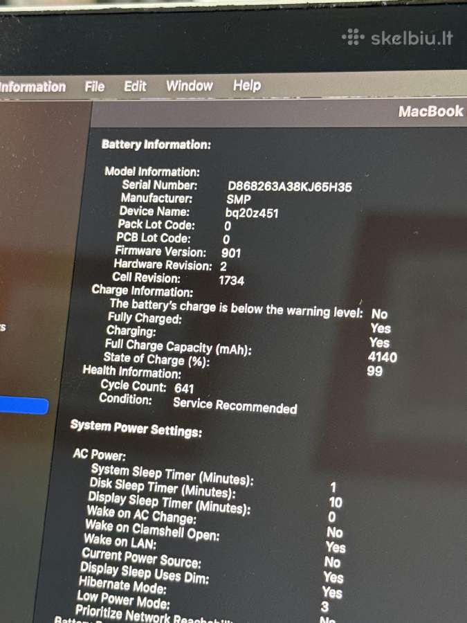 MacBook pro 15 2018 - nuotraukos Nr. 5