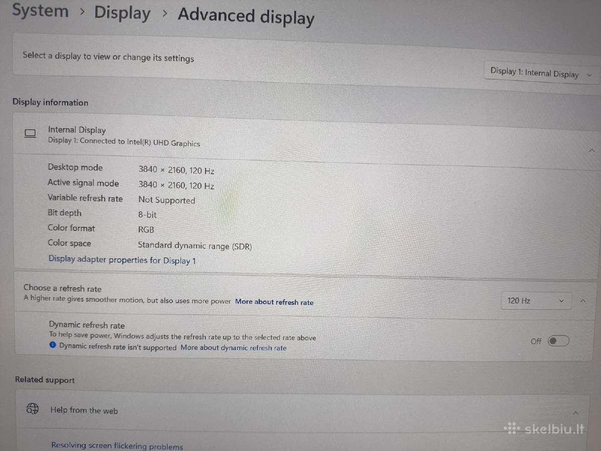 15.6 4k 120hz 600 Nit i7-11850h Quadro T1200 4gb - nuotraukos Nr. 8