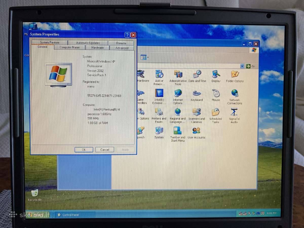 Dell inspiron 510m. - nuotraukos Nr. 4