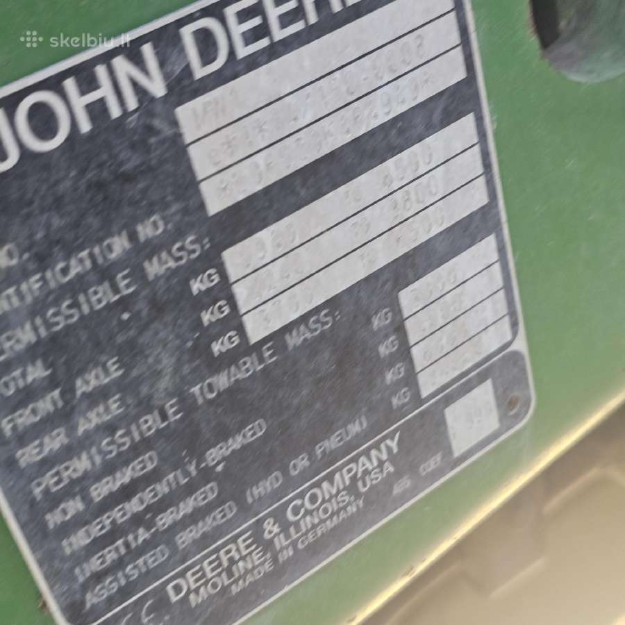 John Deere 6520 - nuotraukos Nr. 22